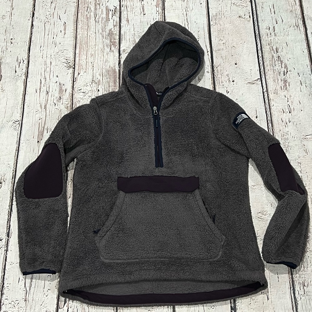 Women's The North Face Plush Faded Purple Hoodie Fleee Pullover Jacket